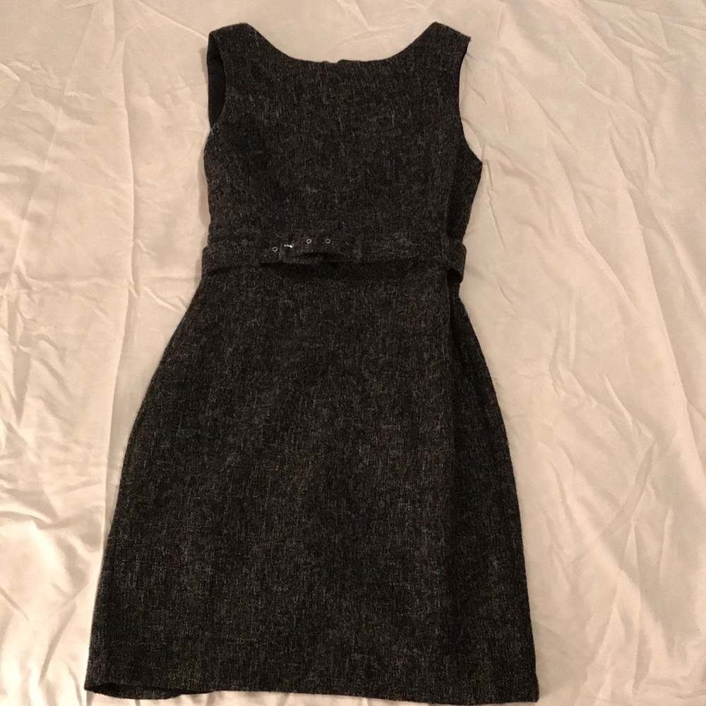 Banana Republic Tweed belted Shift dress size 10